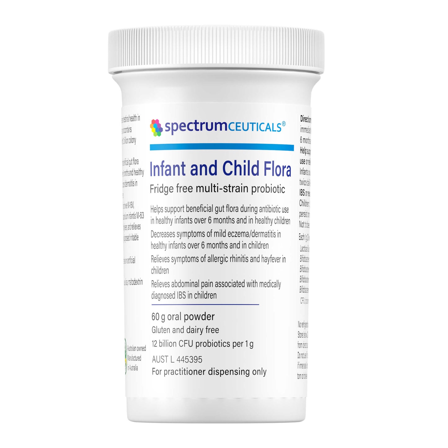 Infant and Child Flora - Hayfever/I.B.S./Eczema/Dermatitis/Abdominal Pain/Allergic Rhinitis 60 g