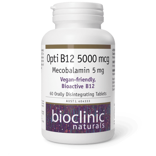 Opti B12 5000mcg - Vegan - 60 Disintegrating tabs.