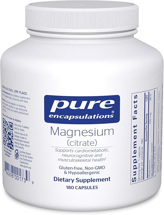 Magnesium Citrate - 180 caps