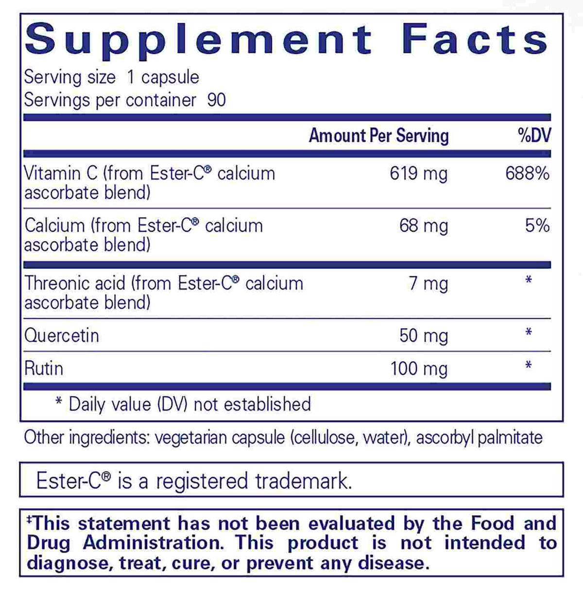 Ester-C & Flavonoids - 90 caps