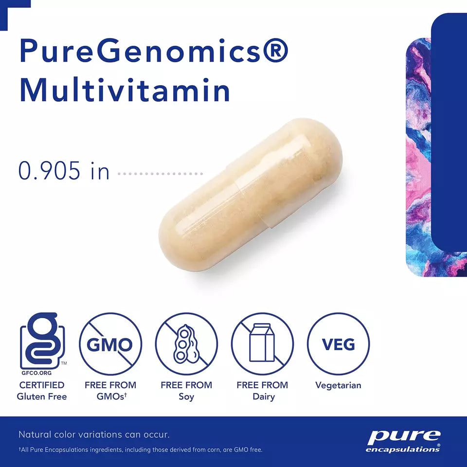 PureGenomics Multivitamin - 60 caps