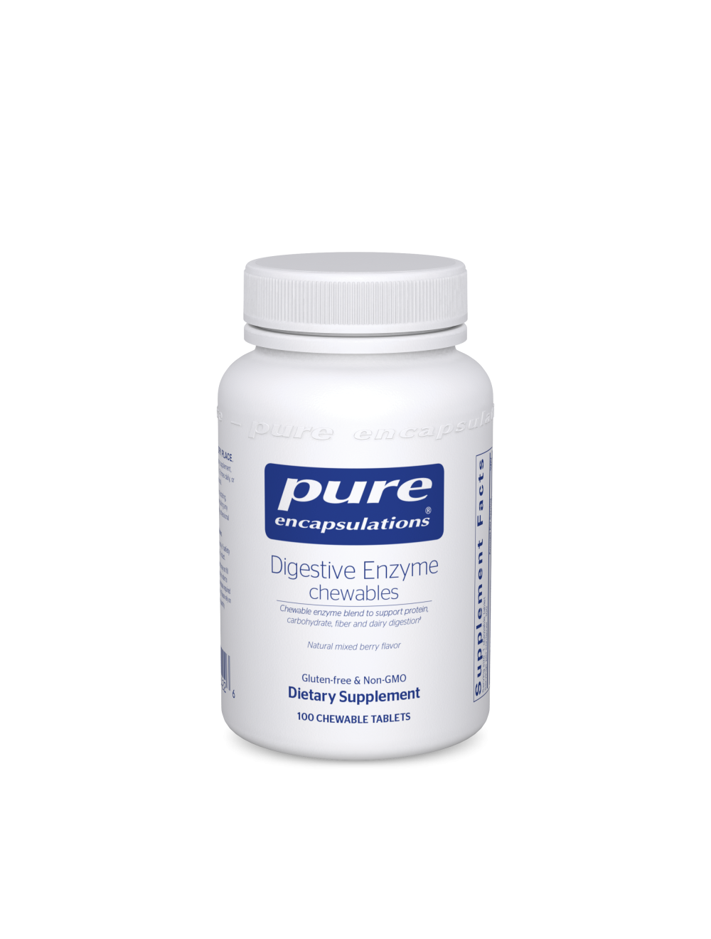Vegan Chewable Digestive Enzymes -100 chewable tabs