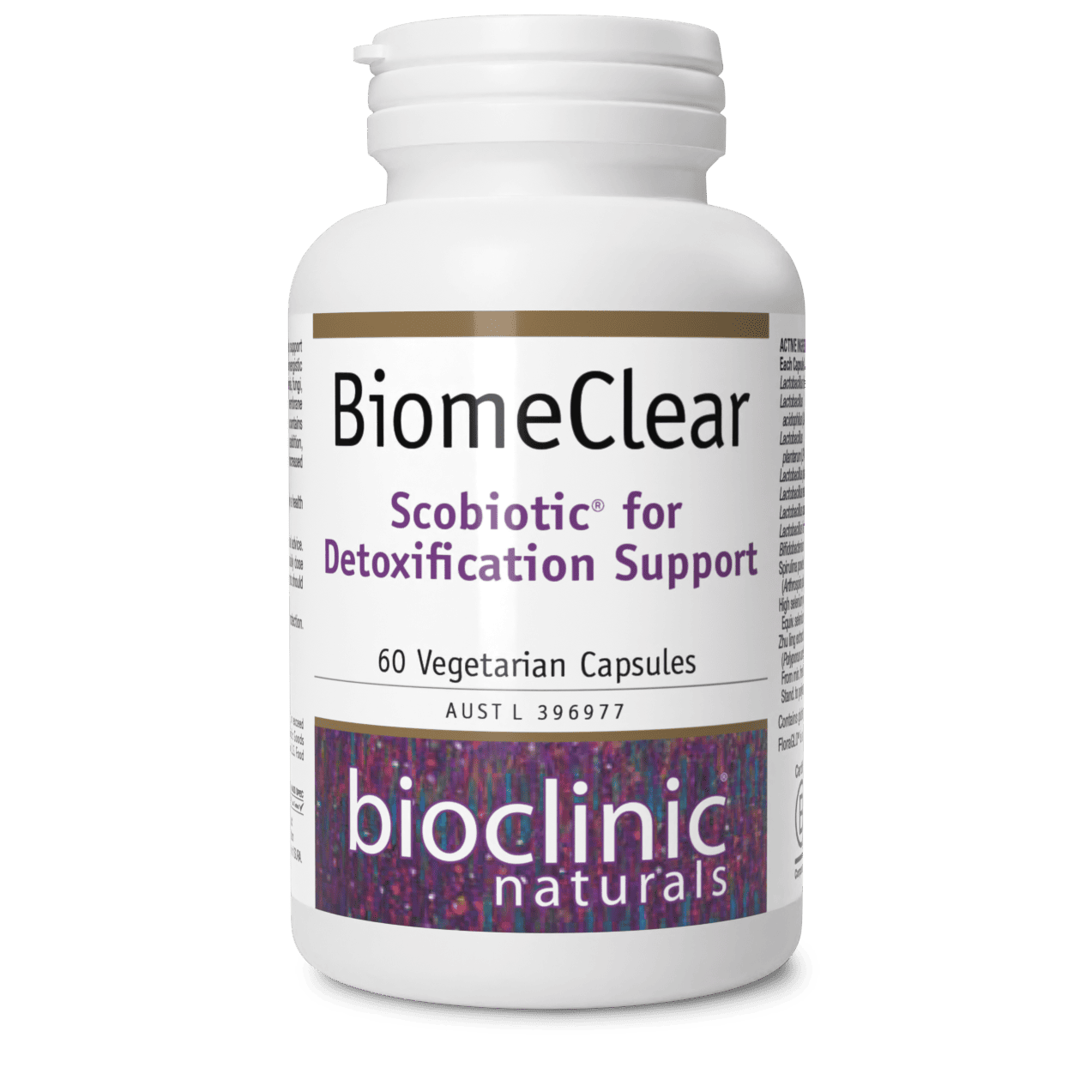 BiomeClear - Sciobiotic  Detoxification Support - 60 Caps.