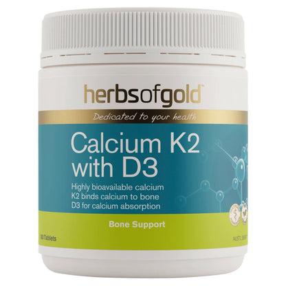 Calcium K2 with D3 - 180 Tablets
