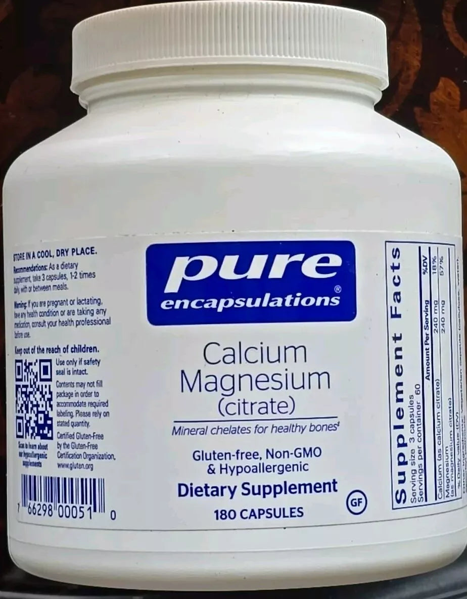 Vegan Bone Health with Calcium-Magnesium Citrate