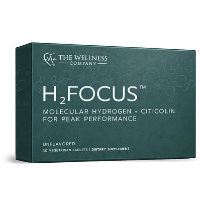H2 Focus - Molecular Hydrogen + Citicoline - 30 tabs