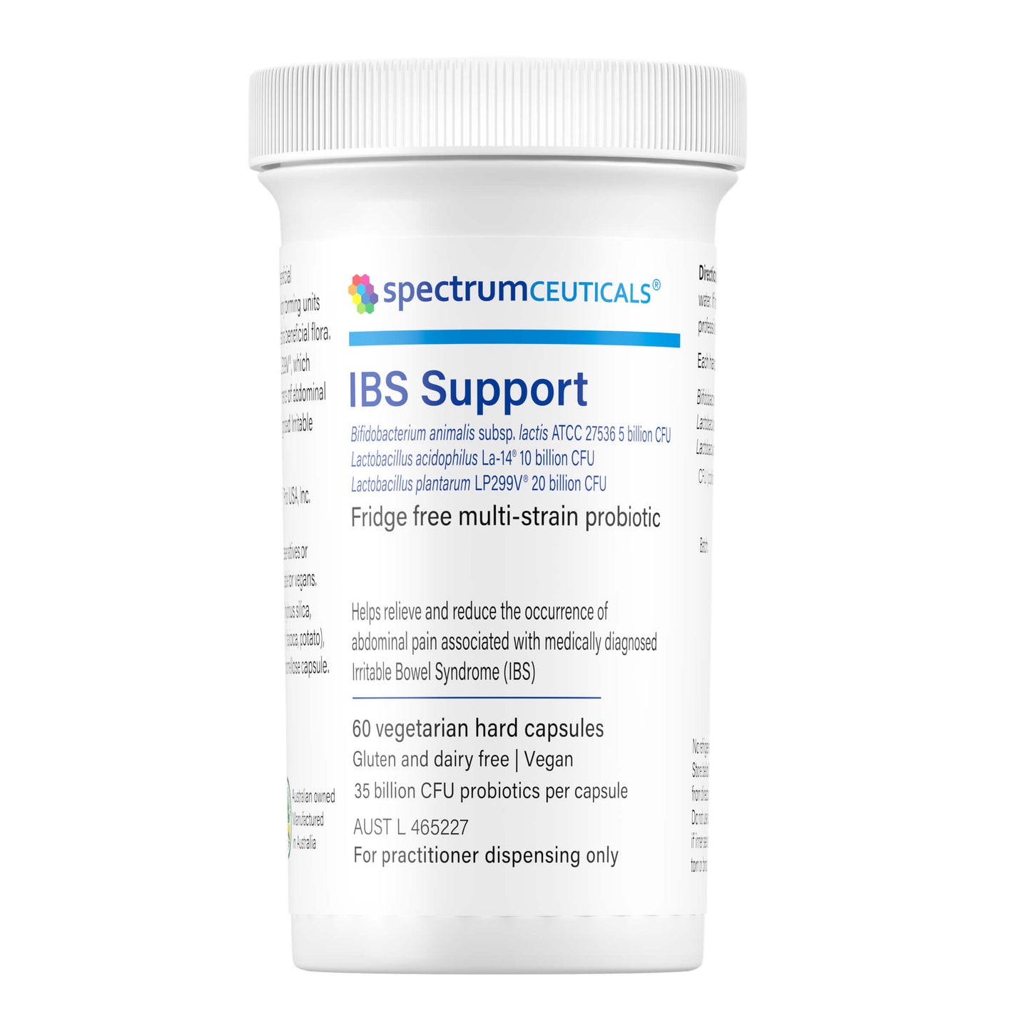I.B.S. Support - Medically Diagnosed Irritable Bowel Syndrome - 60 Caps.