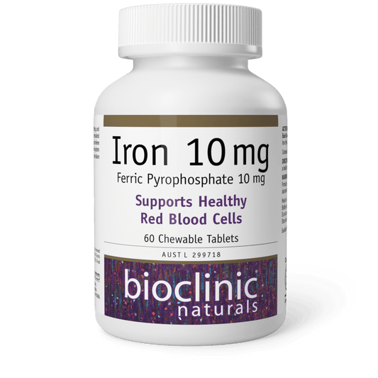 Iron 10mg - 60 Chewable Tablets