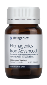 Vegan Hemagenics Iron Advanced - 30 caps.