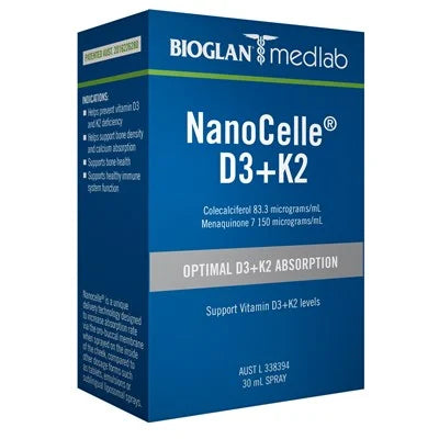 NanoCelle D3 + K2 - Optimal Absorption - 30ml