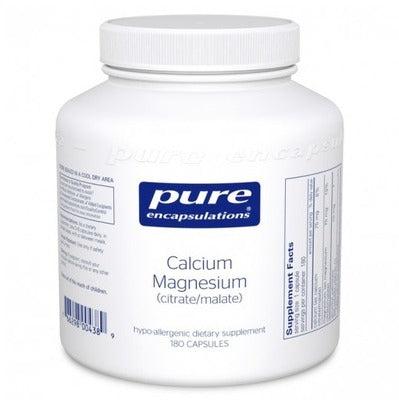 Calcium/Magnesium Citrate/Malate - 180 caps.