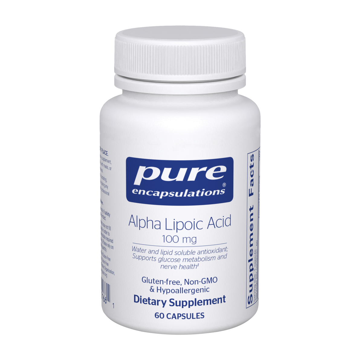 Alpha Lipoic Acid 100mg - 60 caps.