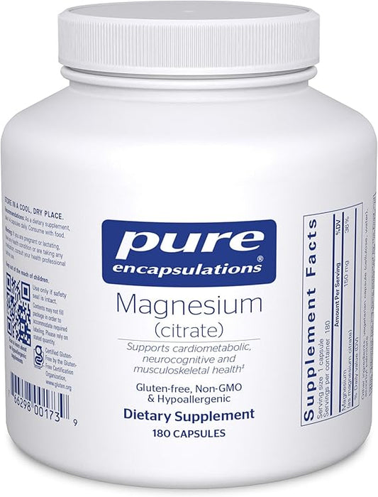 Magnesium Citrate - 180 caps