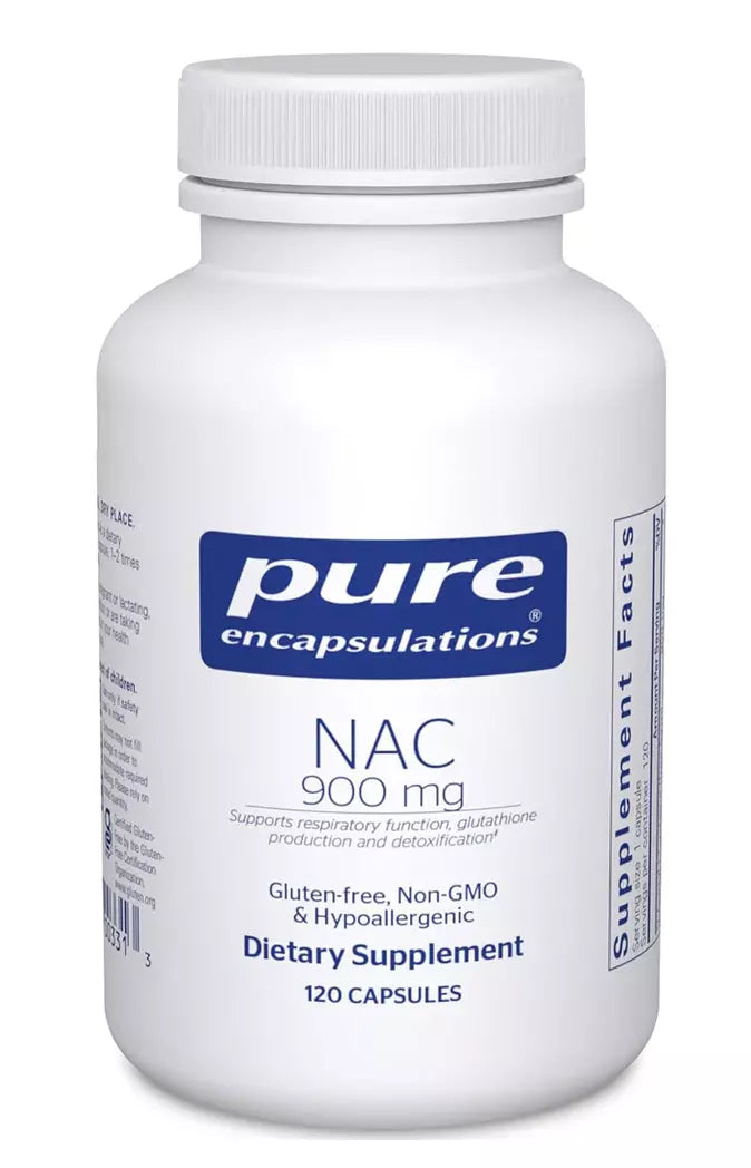 Vegan Gluten free N.A.C. for Detoxification - 900 mg - 120 caps