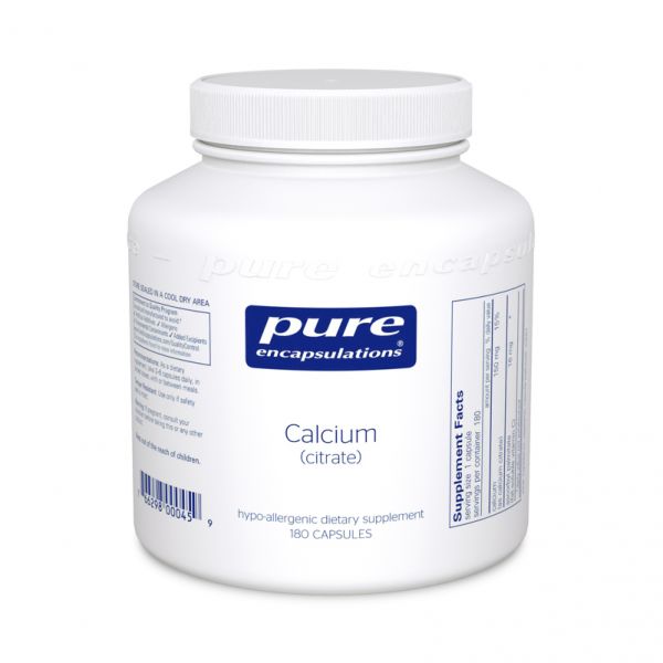 Calcium Citrate for Bone Health - 180 caps.