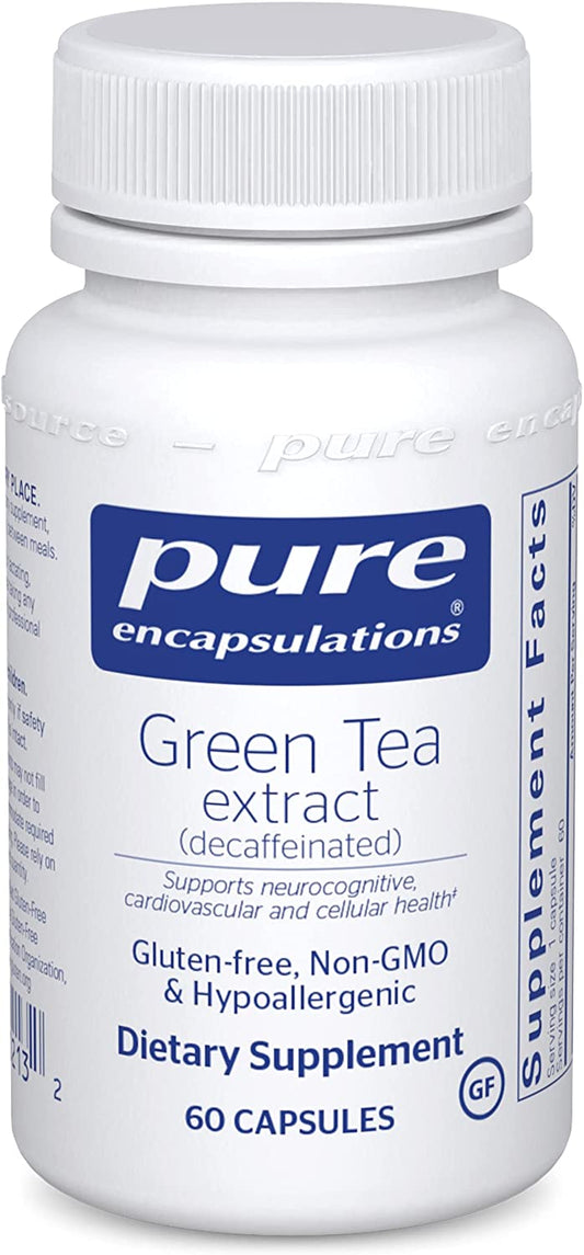 Decaffeinated Vegan Green Tea Extract -60 caps.