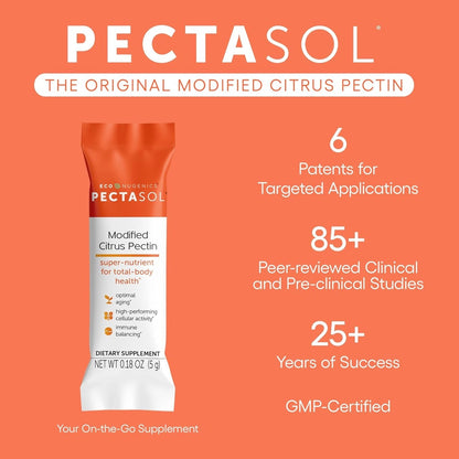 Pectasol Modified Citrus Pectin - 15 Stick Packs - Each Stick Pack 5 g
