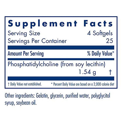Phosphadityl Choline - 100 soft-gels