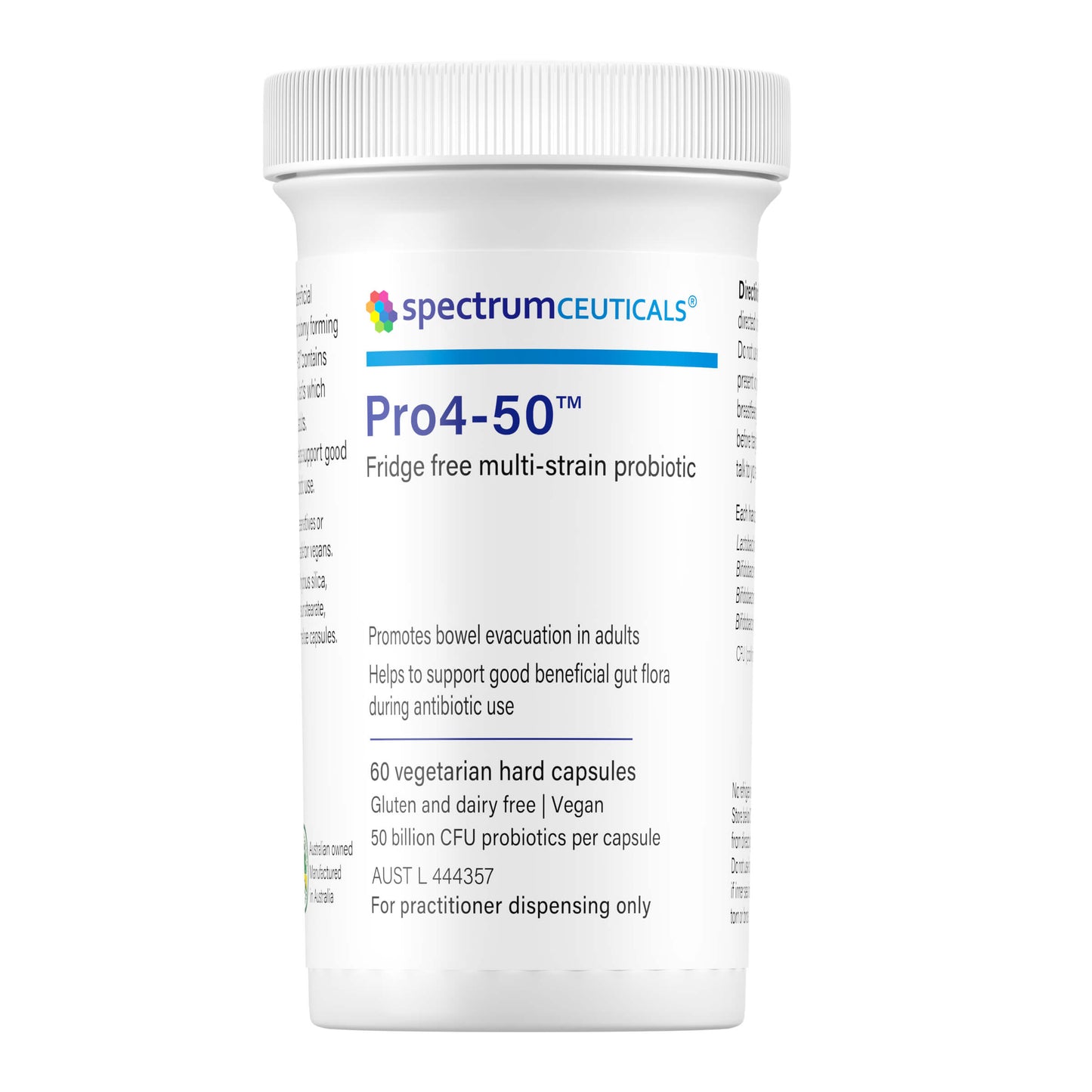 Pro4-50 - Promotes Bowel Evacuation - 60 caps