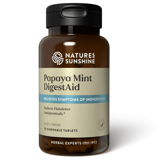 Eliminate Indigestion with Papaya Mint DigestAid - 70 chewable tabs (Exp. 10/26)