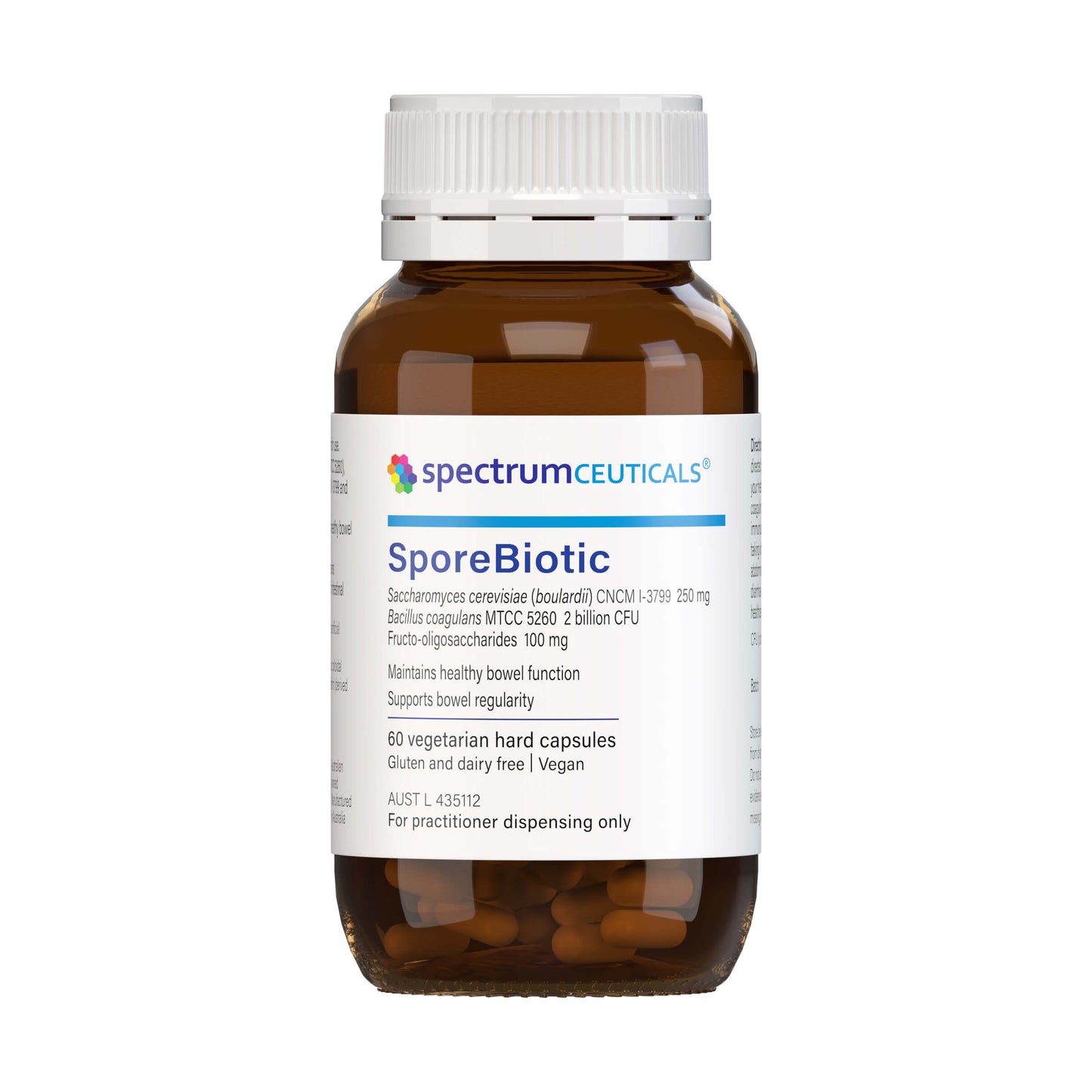 SporeBiotic - Support Bowel Regularity - 60 caps