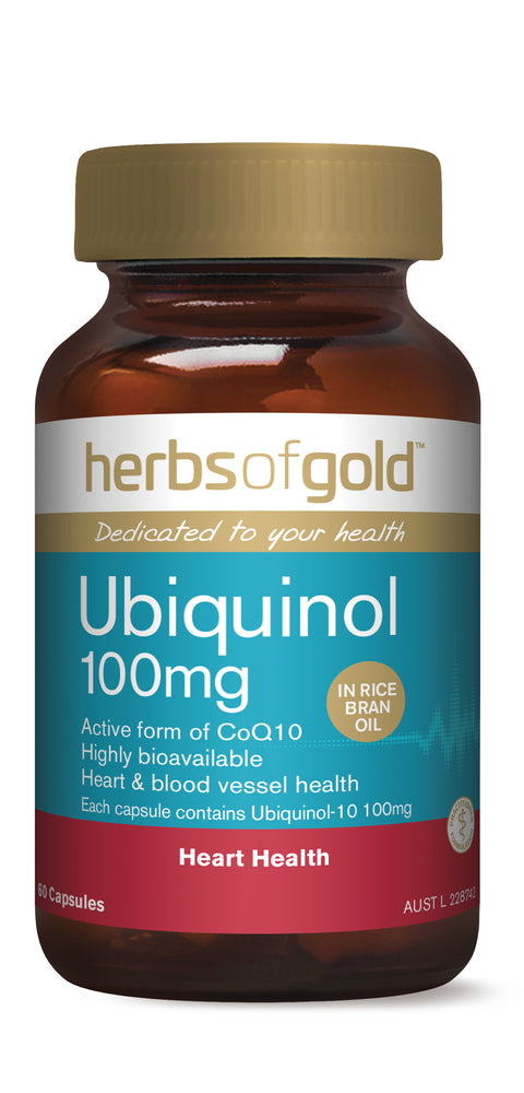 Ubiquinol - 100mg - 60 caps.