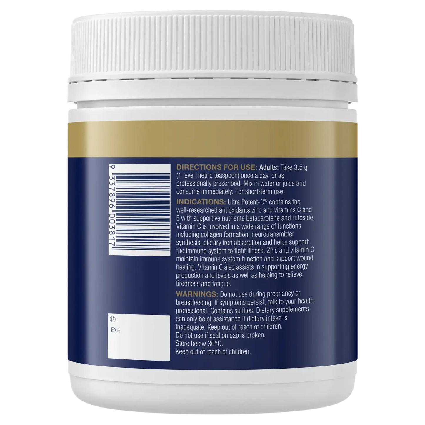 Ultra Potent-C  - 500 g  (Exp.09/25 only 2 left)