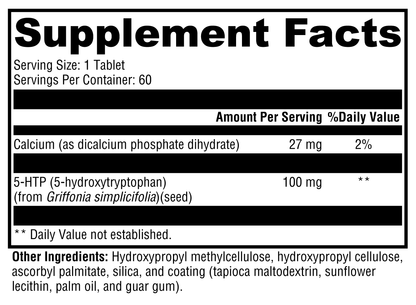 Control your appetite with 5-HTP-CR - 100mg -  60 tablets