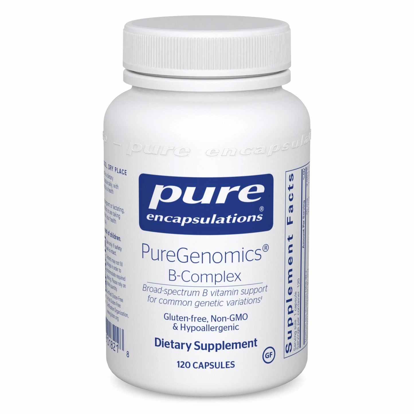 Boost Energy with PureGenomics B-Complex - 120 caps.