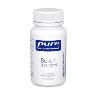 Gluten Free and Vegan Boron (glycinate) to Improve Bones Health  - 60 caps