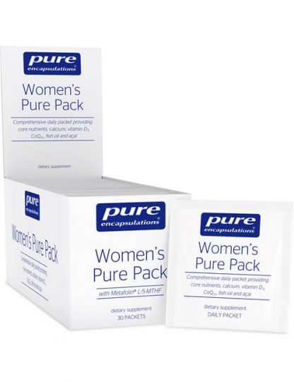 Supports Bone, Cardiovascular, Macular, Breast and Emotional Health with Women's Pure Pack - 30 packets