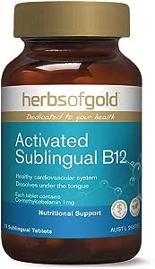 Activated Sublingual B12 - 75 Sublingual tablets