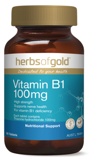 Vitamin B1 - 100mg - 100 tablets
